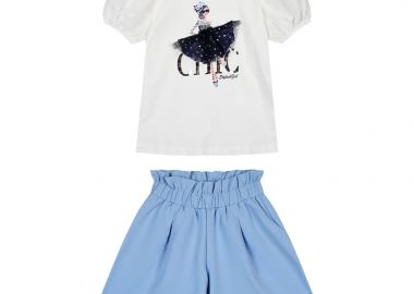 Παιδικό σετ 2 τεμάχια με τύπωμα για κορίτσι - ΑΝ.ΜΠΛΕ 16-224206-0 - energiers - 