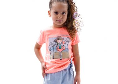 Παιδικό σετ 2 τεμάχια με τύπωμα για κορίτσι - ΜΠΛΕ ΤΖΗΝ 15-224306-0 - 15-224306-0-1-y-2-mple-tzhn - energiers - 