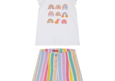 Παιδικό σετ 2 τεμάχια με τύπωμα για κορίτσι - Ριγέ 15-224319-0 - 15-224319-0-1-y-2-rige - energiers - 