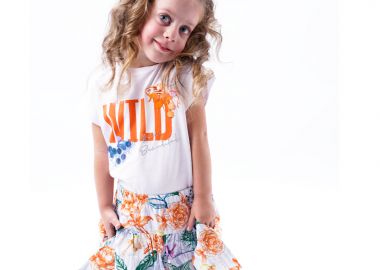 Παιδικό σετ 2 τεμάχια με τύπωμα στην μπλούζα για κορίτσι - ΕΜΠΡΙΜΕ 15-224303-0 - energiers - 