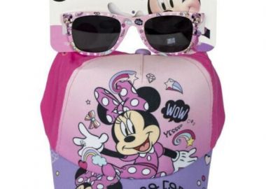 Παιδικό Σετ Καπέλο και Γυαλιά Ηλίου Disney Minnie Ροζ - Disney Minnie - 