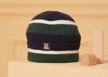 Παιδικό Σκουφί για Αγόρια Tricolor Ribbed ΜΠΛΕ - SERGENT MAJOR - 