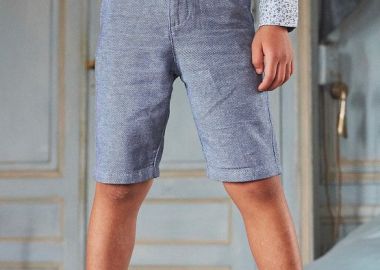Παιδικό Σορτς για Αγόρια Blue Gray ΜΠΛΕ - SERGENT MAJOR - 