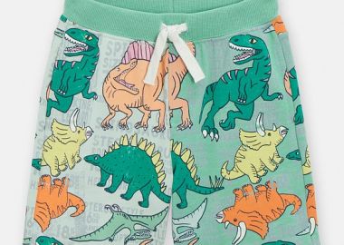 Παιδικό Σορτς για Αγόρια Dino Lover ΠΡΑΣΙΝΟ - DPAM - 