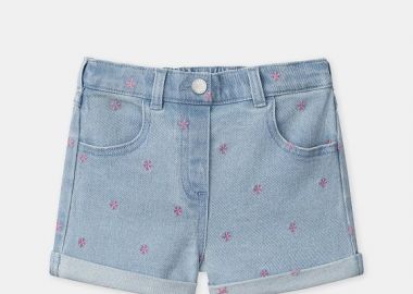 Παιδικό Σορτς για Κορίτσια Denim Stars ΜΠΛΕ - SERGENT MAJOR - 