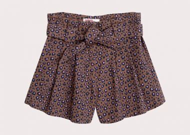 Παιδικό Σορτς για Κορίτσια Flowy Leopard ΚΑΦΕ - DPAM - 
