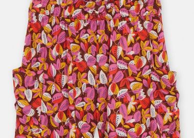 Παιδικό Σορτς για Κορίτσια Multicolor Leaves ΠΟΛΥΧΡΩΜΟ - DPAM - 