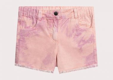 Παιδικό Σορτς για Κορίτσια Rose Tie-Dye ΛΕΥΚΟ - DPAM - 