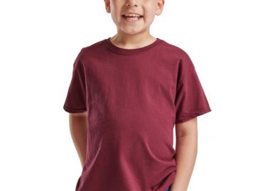 Παιδικό T-Shirt 61-033-0 Fruit of the Loom Value Weight Burgundy - Fruit of the Loom - 
