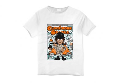 Παιδικό T-shirt Alex Delarge Clockwork Orange Pop Culture White - Pop Culture - 
