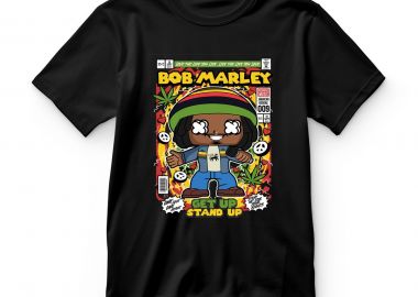 Παιδικό T-shirt Bob Marley Pop Culture Black - Pop Culture - 