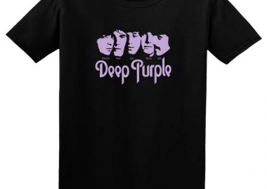 Παιδικό T-shirt Deep Purple Art1 Rock Avenue Black - Rock Avenue - 
