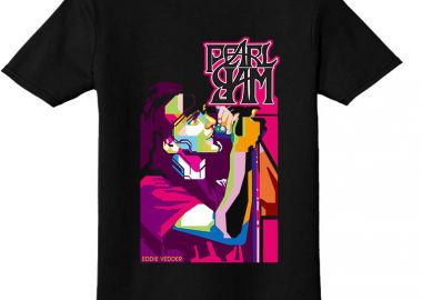 Παιδικό T-shirt Eddie Vedder Pearl Jam Rock Avenue Black - Rock Avenue - 
