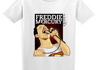 Παιδικό T-shirt Freedie Mercury Rock Avenue White - Rock Avenue - 