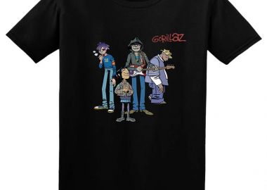 Παιδικό T-shirt Gorillaz Rock Avenue Black - Rock Avenue - 