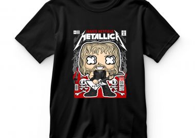 Παιδικό T-shirt James Hetfield Metallica Rock Avenue Black - Rock Avenue - 