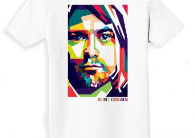 Παιδικό T-shirt Kurt Cobain Nirvana Rock Avenue White - Rock Avenue - 
