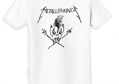 Παιδικό T-shirt Metallica Fuckin Rock Avenue White - Rock Avenue - 