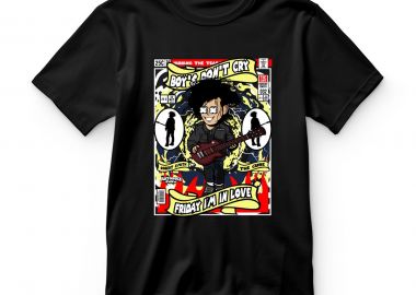 Παιδικό T-shirt Robert Smith The Cure Pop Culture Black - Pop Culture - 