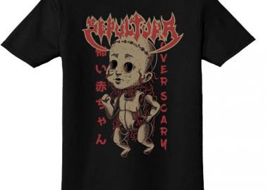 Παιδικό T-shirt Sepultura Doll Rock Avenue Black - Rock Avenue - 