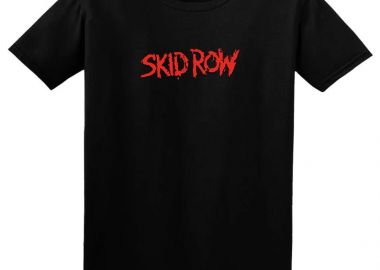Παιδικό T-shirt Skid Row Band Name Logo Rock Avenue Black - Rock Avenue - 