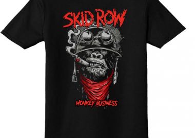 Παιδικό T-shirt Skid Row Monkey Business Rock Avenue Black - Rock Avenue - 