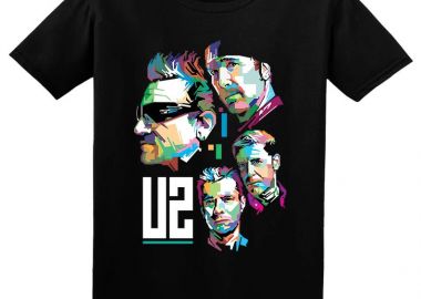 Παιδικό T-shirt U2 Art1 Rock Avenue Black - Rock Avenue - 