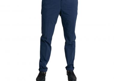 PAL ZILERI Ανδρικό Μπλε Colette Drawstring Trousers-Blue - PAL ZILERI - 