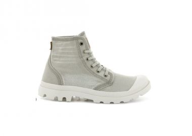 Palladium Hi Denim Γυναικεία Μποτάκια Γκρι 76230-379-M - Palladium - 