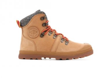 Palladium Pallabrouse Suede Γυναικεία Αρβυλάκια Καφέ 95140-278 - Palladium - 