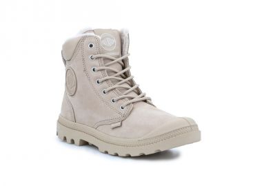 Palladium Pampa Δερμάτινα Μπεζ Ανδρικά Αρβυλάκια 72992-271 - Palladium - 
