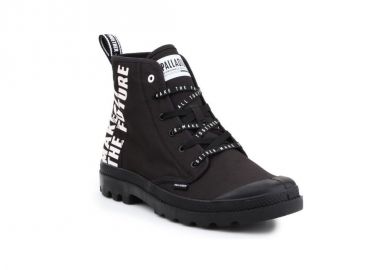 Palladium Pampa Hi Γυναικεία Μποτάκια Μαύρα 76885-008-M - Palladium - 