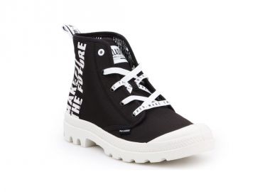Palladium Pampa Hi Γυναικεία Μποτάκια Μαύρα 76885-008-M - Palladium - 