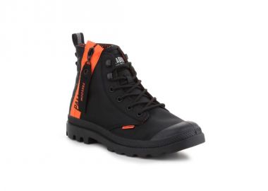 Palladium Pampa Unlocked Μαύρα Ανδρικά Μποτάκια 77239-010-M - Palladium - 