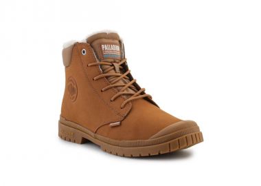 Palladium sp20 Cuff Leather Waterproof WL M 79067257M Mahogany shoes - Palladium - 