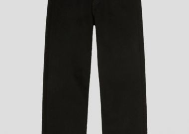 PALM ANGELS Ανδρικό Μαύρο Logo Loose 5 Pockets - PALM ANGELS - 