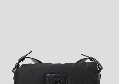 PALM ANGELS Ανδρικό Μαύρο Monogram Crossbody Bag - PALM ANGELS - 