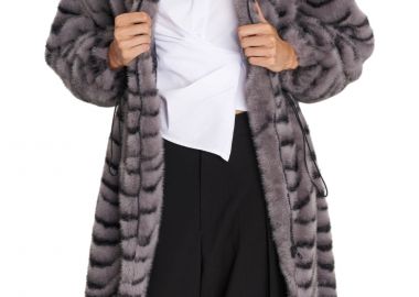 Παλτό Ale Με Εφέ Γούνας 8921724-GREY Γυναικείο - Ale - 