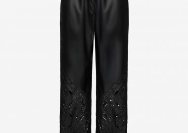 Paneled Full Lenght Straight Pants - Cutcuutur - 