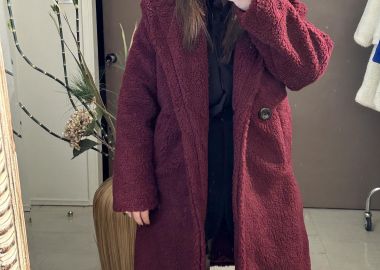 Πανωφόρι TeddyLove Burgundy - Amelie's - 