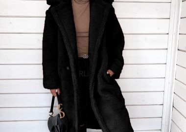 Πανωφόρι TeddyLove Μαύρο - Amelie's - 