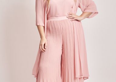 Παντελόνα chiffon πλισέ -  - 