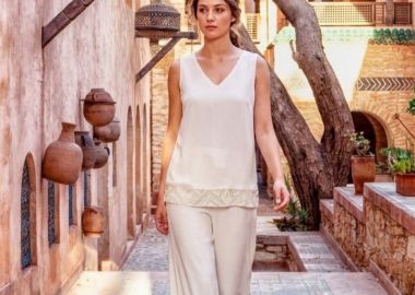 Παντελόνα DEJAVU Wide Leg -  - 
