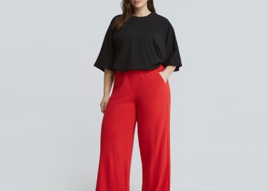 Παντελόνα φούτερ με τσέπες - MAT FASHION - 