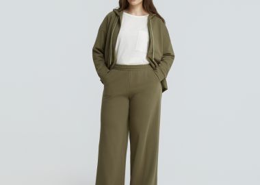 Παντελόνα φούτερ με τσέπες - MAT FASHION - 