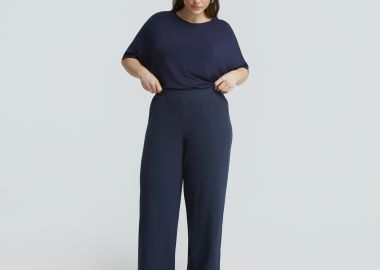 Παντελόνα φούτερ με τσέπες - MAT FASHION - 