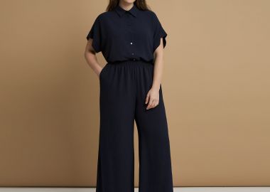 Παντελόνα κρεπ airwashed - MAT FASHION - 