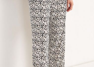 Παντελόνα με λάστιχο σε leopard χρώμα -  - 