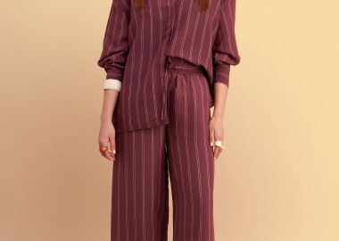 Παντελόνα ριγέ με λάστιχο - 5206179132008 -  - 