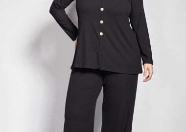 Παντελόνα ριπ με κορδόνι -  - 